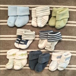NWOT 8-pack Socks 0-6M 🐊🐘